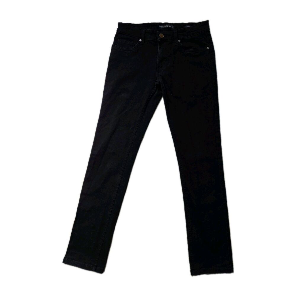Indigo BEAST Black Slim Jeans 30x32 Stretch Denim Skinny Tapered Mens EUC